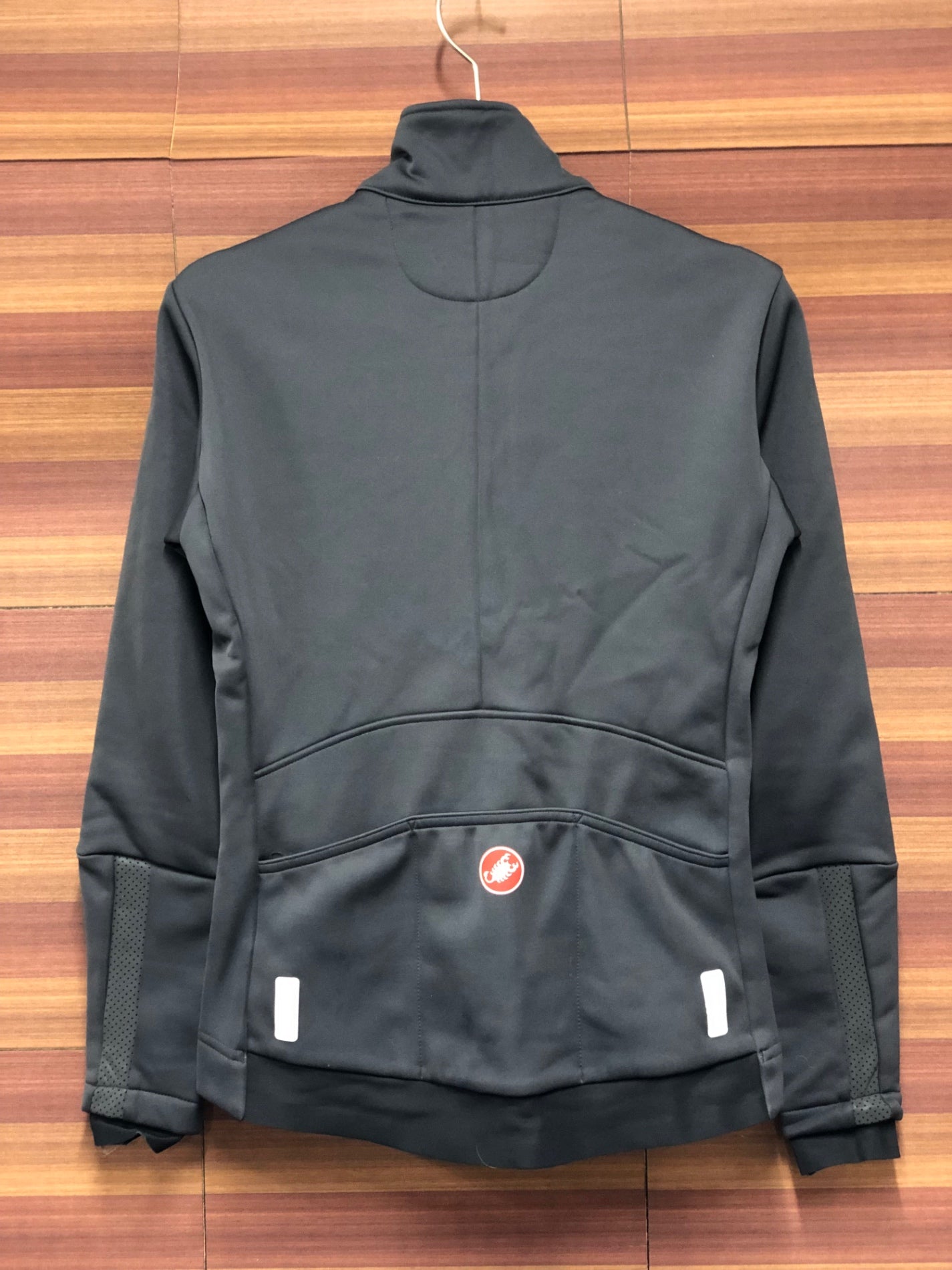IR214 カステリ castelli 長袖サイクルジャケット グレー XS 裏起毛
