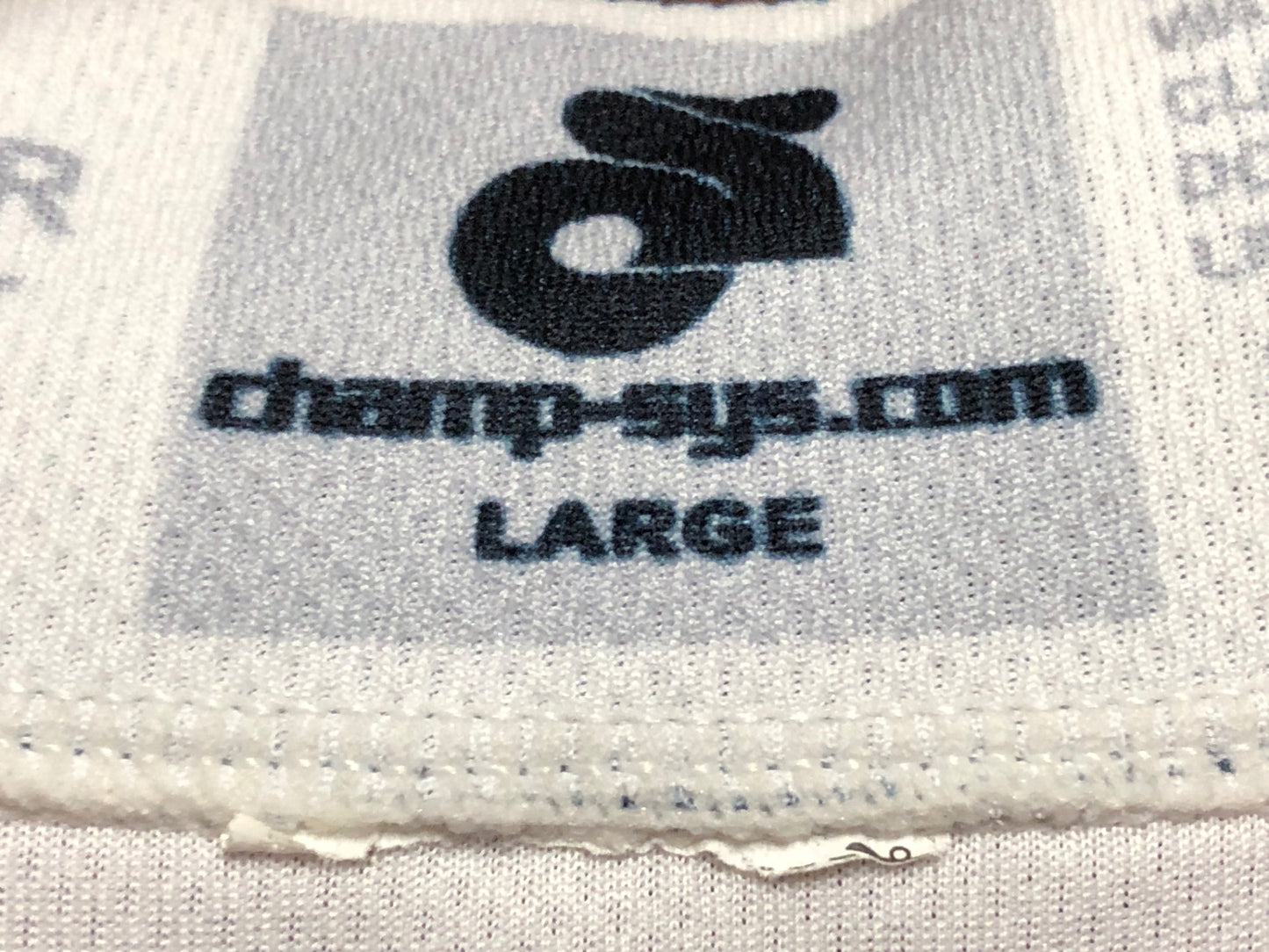 IT002 チャンピオンシステム Champion System 半袖 サイクルジャージ 赤 白 黒 L ろんぐらいだぁす！ FORTUNA 痛ジャージ ※タグカット