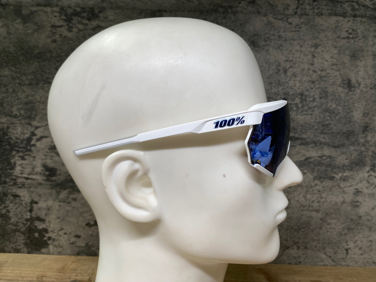 JC080 100％ レーストラップ RACETRAP サングラス アイウェア 白 HiPERレンズ