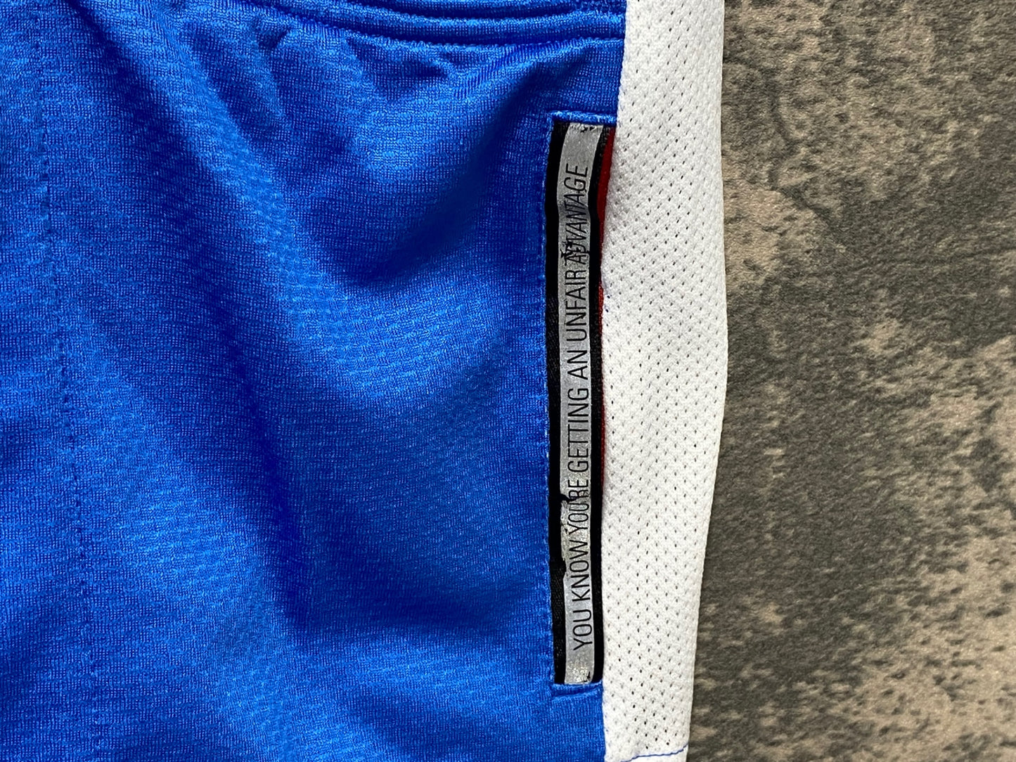 IU374 カステリ castelli 半袖 サイクルジャージ 青白 S