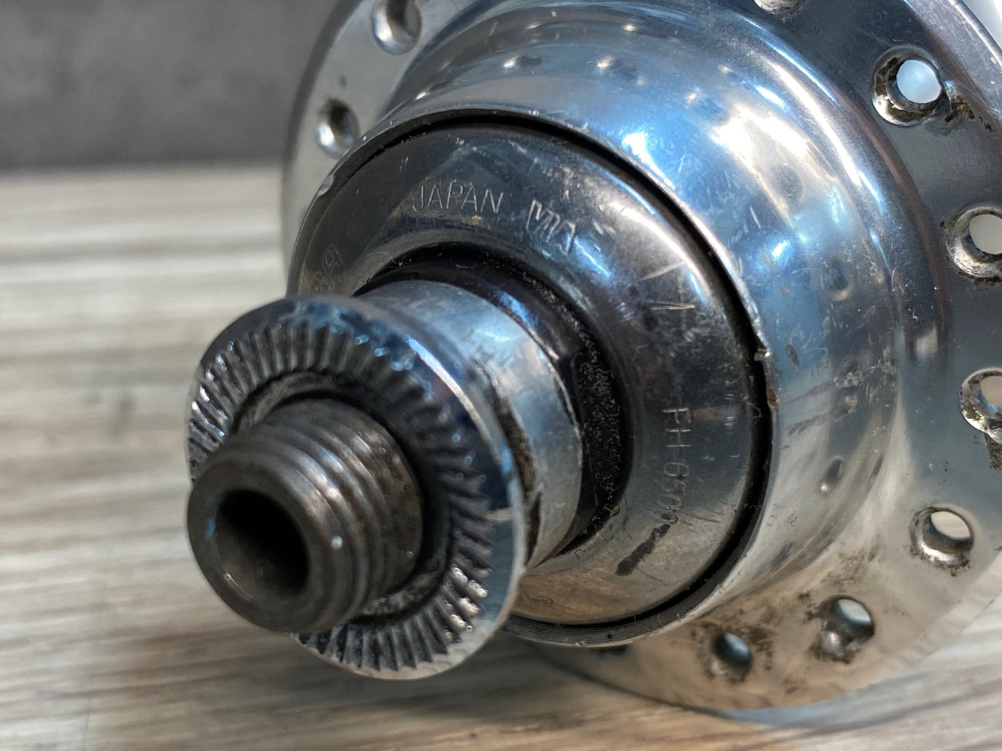 IW838 シマノ SHIMANO アルテグラ ULTEGRA FH-6500 リアハブ 10S 32H ※ゴリ感大 ジャンク