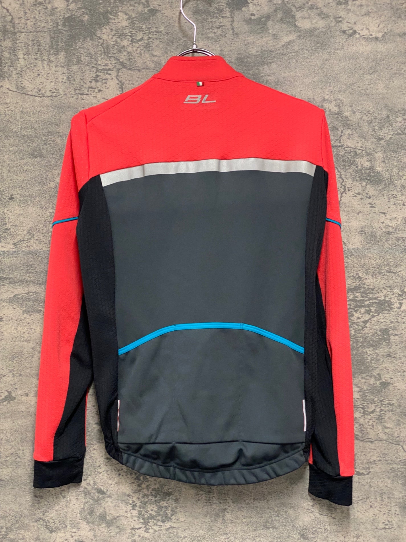 IW118 バイシクルライン Bicycle Line BL 長袖 サイクルジャージ 赤 S