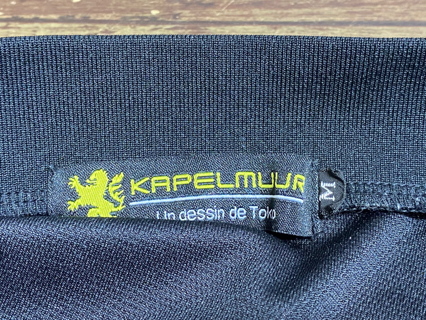 JC243 カペルミュール KAPELMUUR 半袖 サイクルジャージ 黒 M ハーフジップ