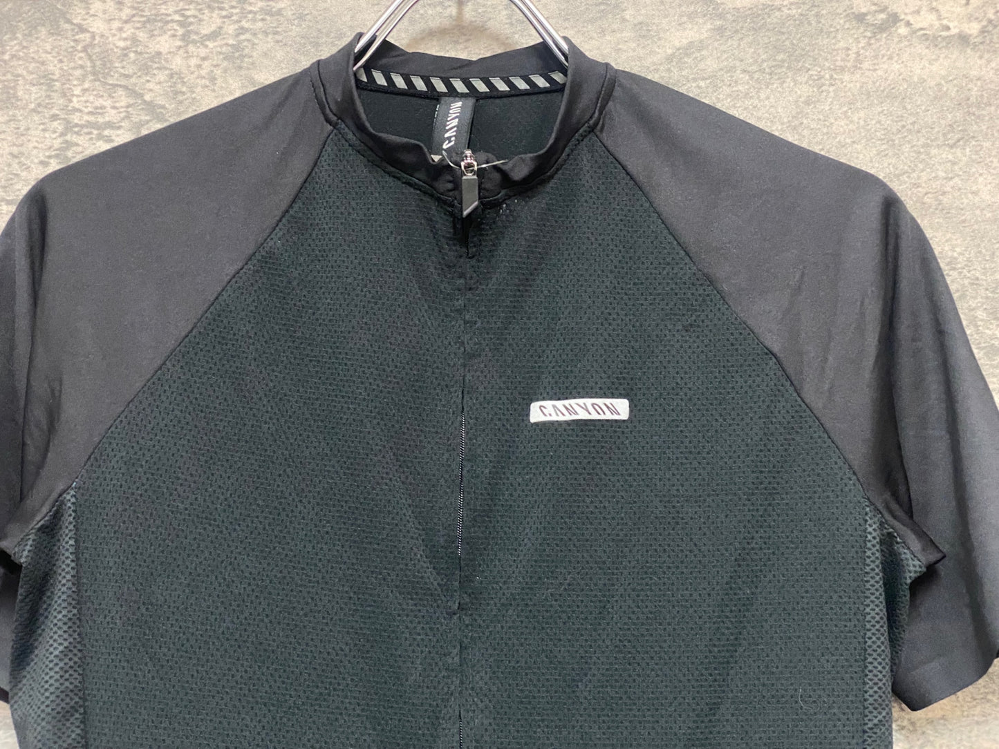 IY349 キャニオン CANYON 半袖 サイクルジャージ 黒 M