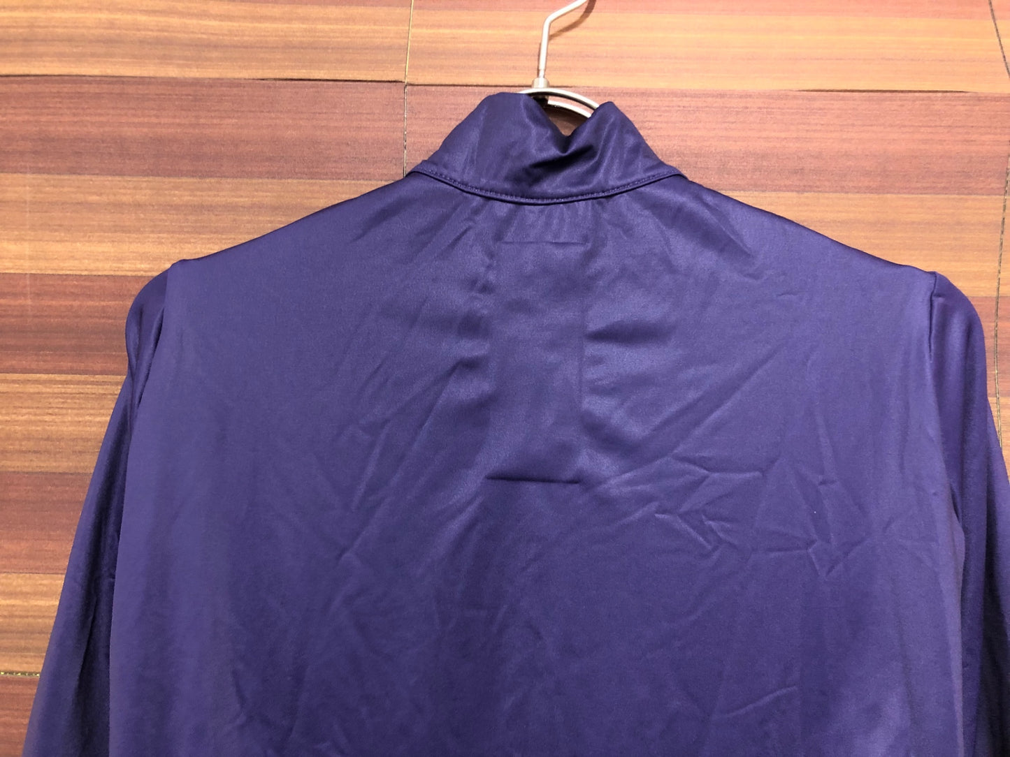 IO583 プッシュハード PUSH HARD SQUARE L/S JERSEY 長袖 サイクルジャージ 紫 M