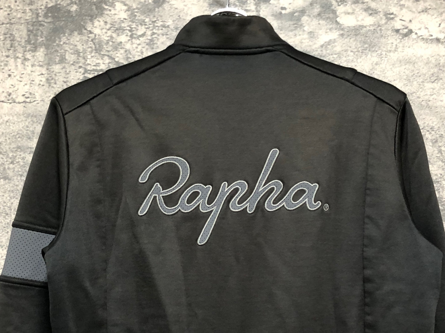 JB825 ラファ Rapha MEN'S LS CLASSIC WINTER JERSEY 長袖 サイクルジャケット 黒 M 裏起毛 ※日焼け大