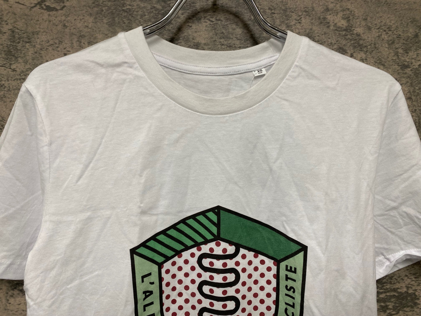 IU449 カフェドシクリステ Cafe du Cycliste 半袖 Tシャツ 白 XS