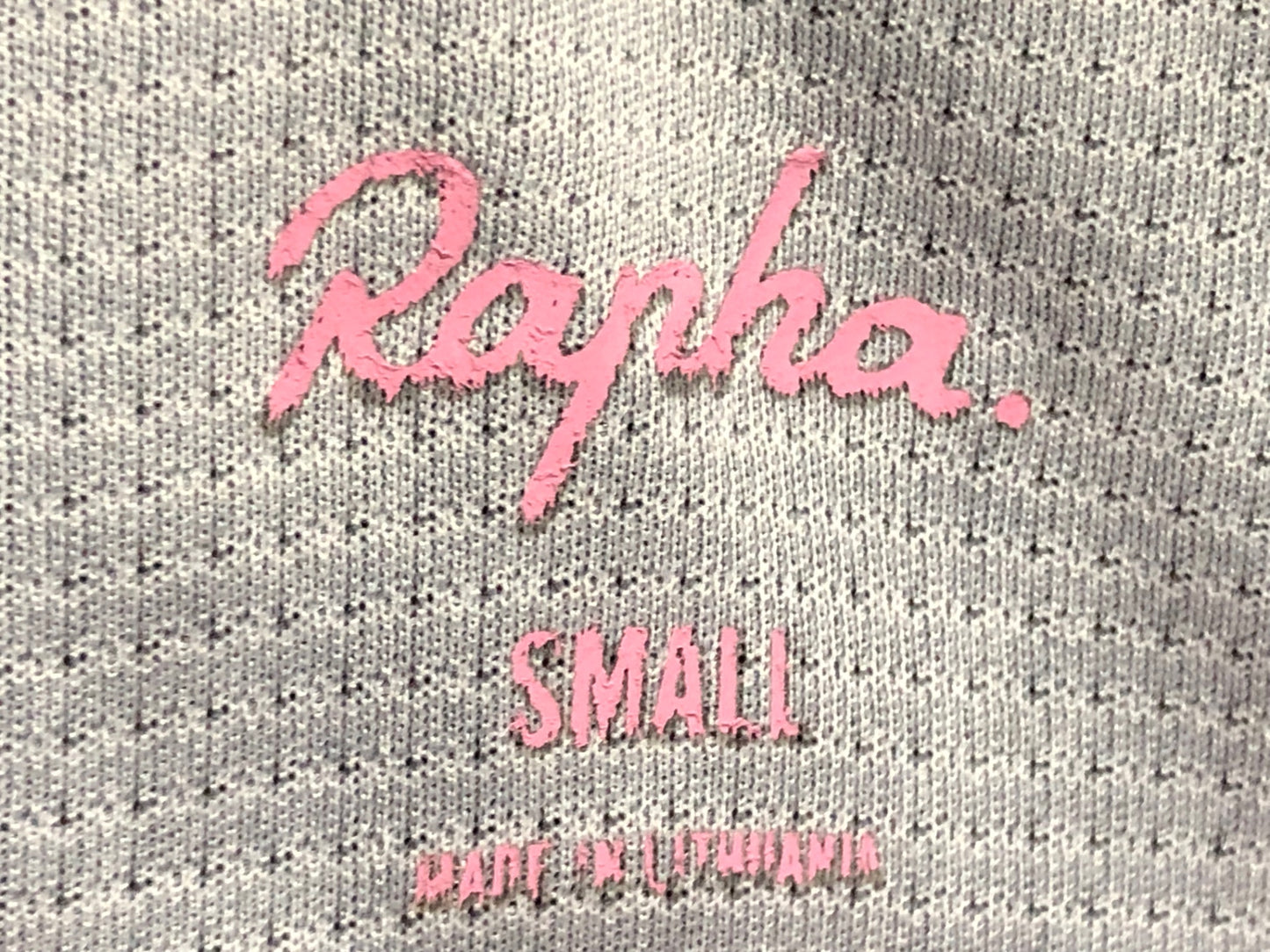 IT159 ラファ Rapha SUPER LIGHTWEIGHT JERSEY 半袖 サイクルジャージ 黒 ピンク S