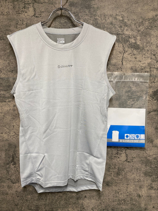 IV925 ジャイアント GIANT ノースリーブ べスレイヤー グレー L メッシュ
