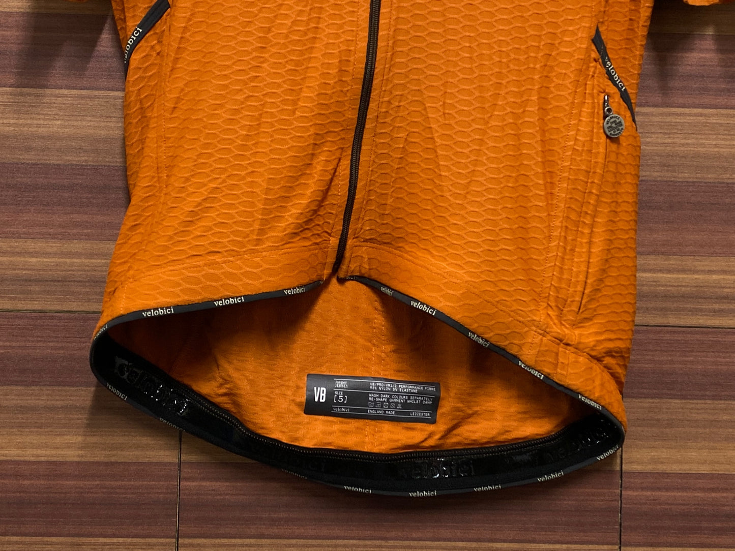 IO523 ヴェロビチ velobici Jasper JERSEY 半袖 サイクルジャージ オレンジ 5