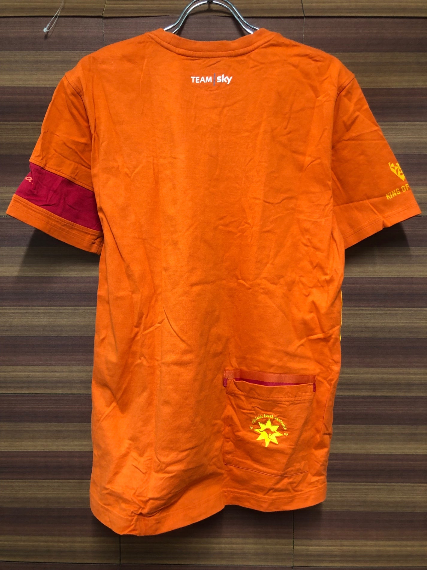 IO145 ラファ Rapha TEAM SKY Tシャツ 半袖 オレンジ M