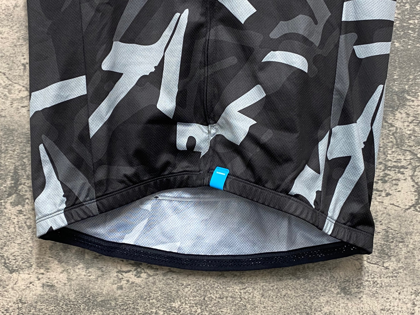 IY813 シマノ SHIMANO 半袖サイクルジャージ 黒 XL