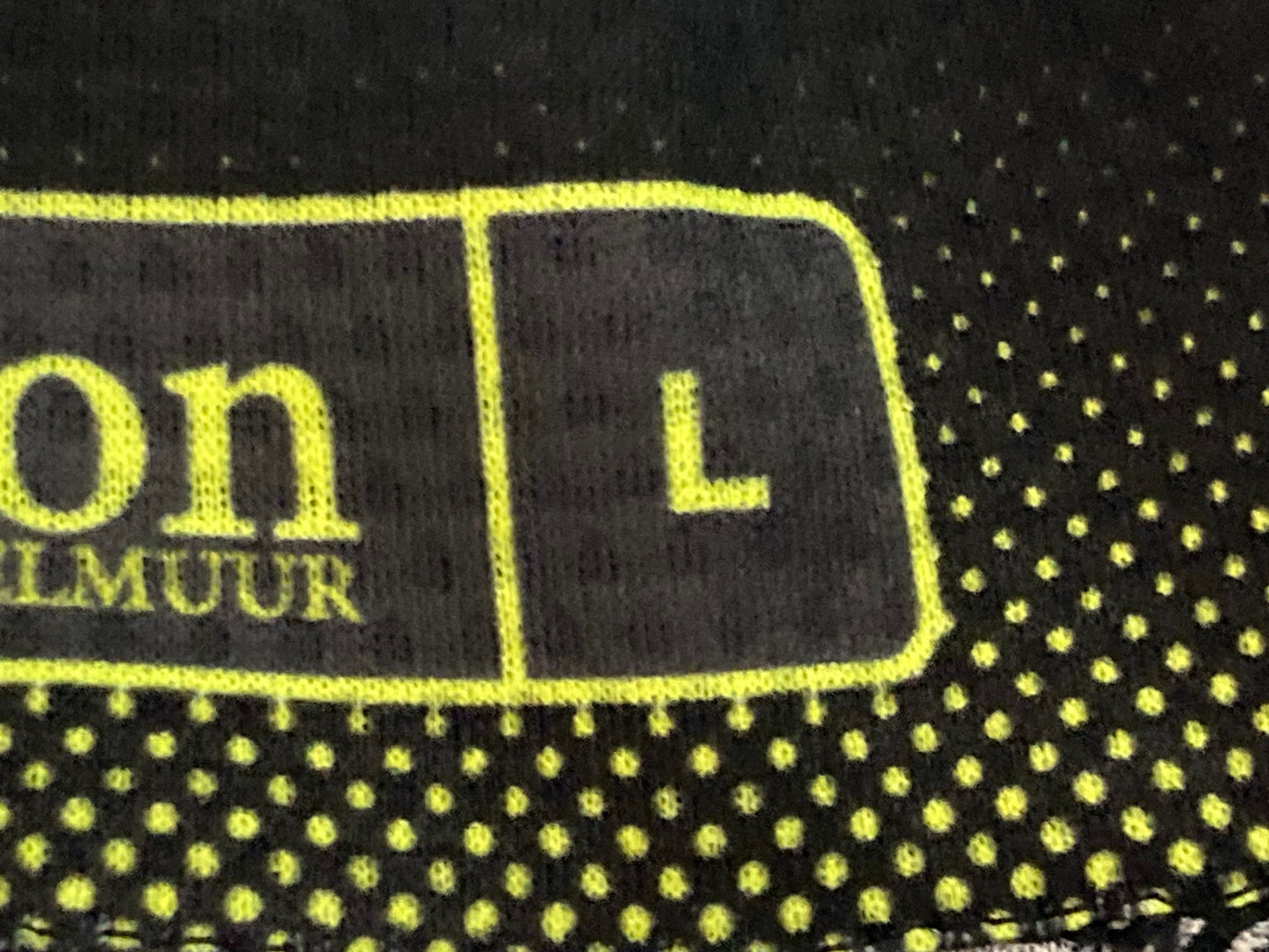 IU669 リオンドカペルミュール LION DE KAPELMUUR 半袖 サイクルジャージ 黒 L