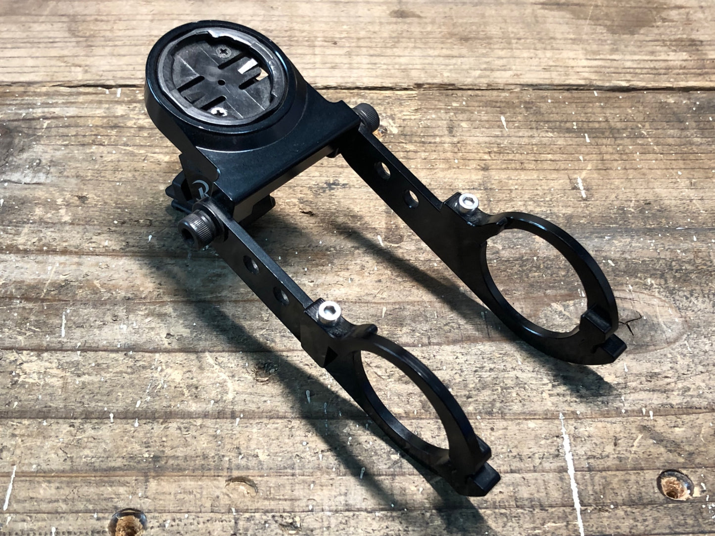 IQ410 レックマウント REC-MOUNTS サイコンマウント Φ31.8 両持ち ガーミン キャットアイライト用