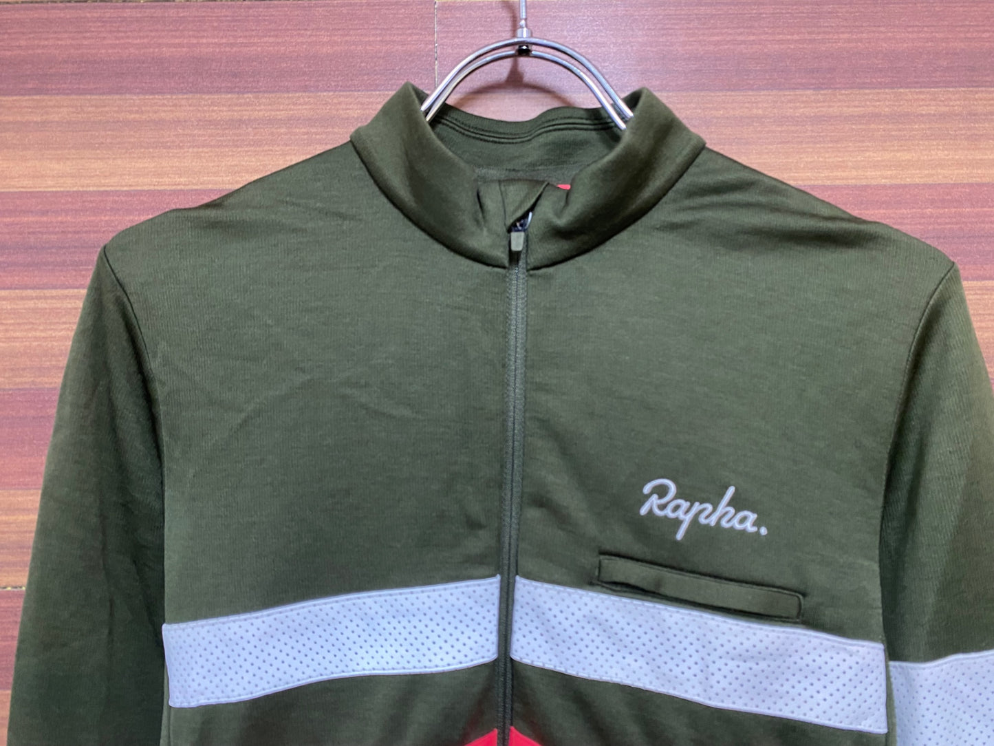 ID472 ラファ Rapha BREVET LONG SLEEVE JERSEY 長袖 緑 S