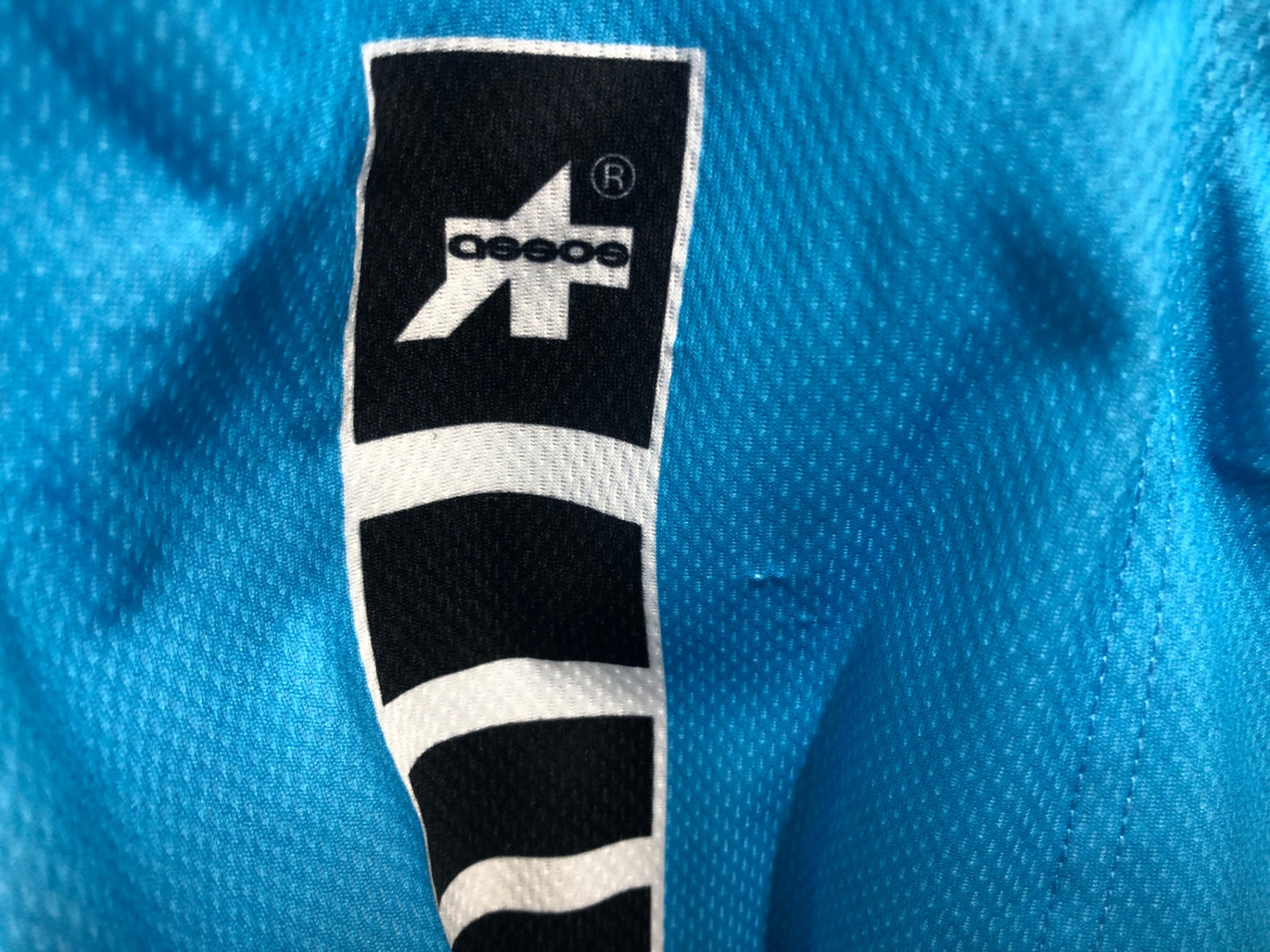 II213 アソス assos Kazakhstan Federation Jersey 半袖 サイクルジャージ 白青