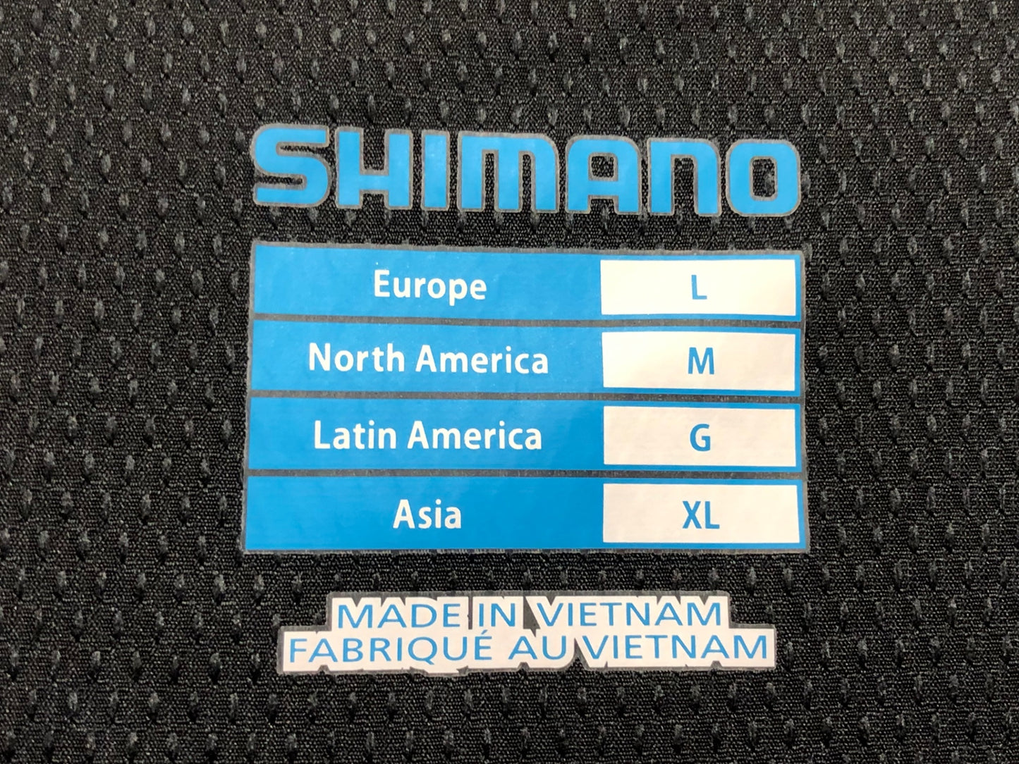 IQ842 シマノ SHIMANO 半袖 サイクルジャージ 黒 赤 XL