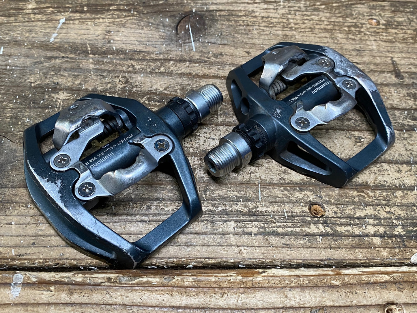 IS353 シマノ SHIMANO PD-EH500 ビンディングペダル 片面フラット SPD ※ピン欠品