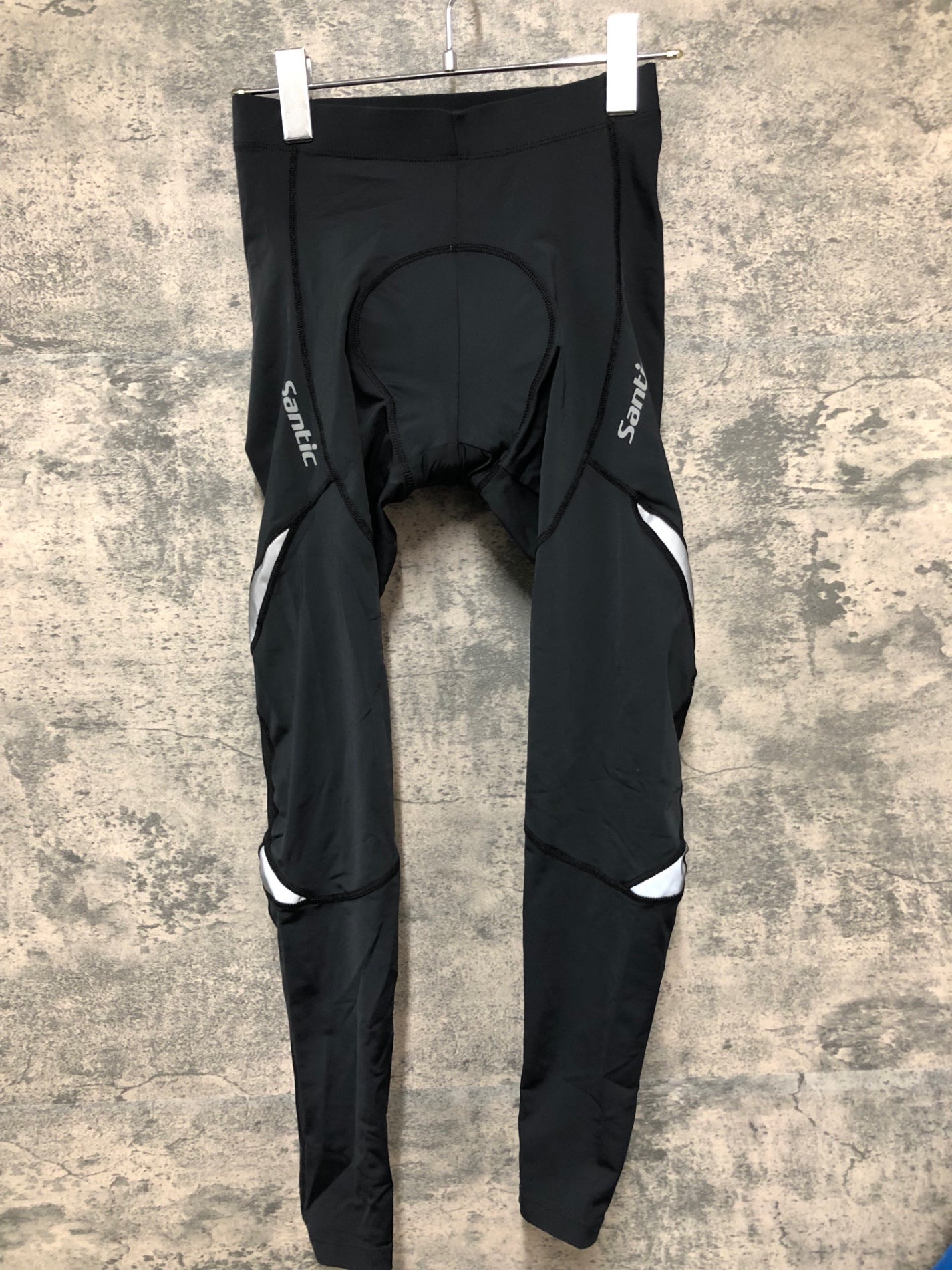 IY186 サンティック Santic レーサータイツ 黒 S