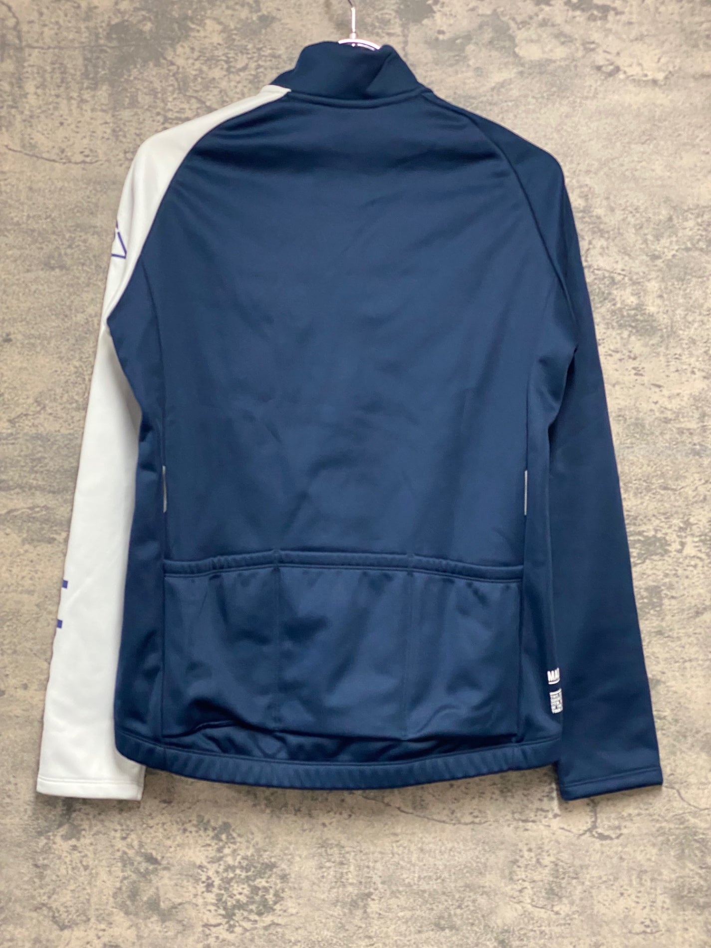 IZ168 ルコックスポルティフ le coq sportif 長袖 サイクルジャケット 紺 M 裏起毛