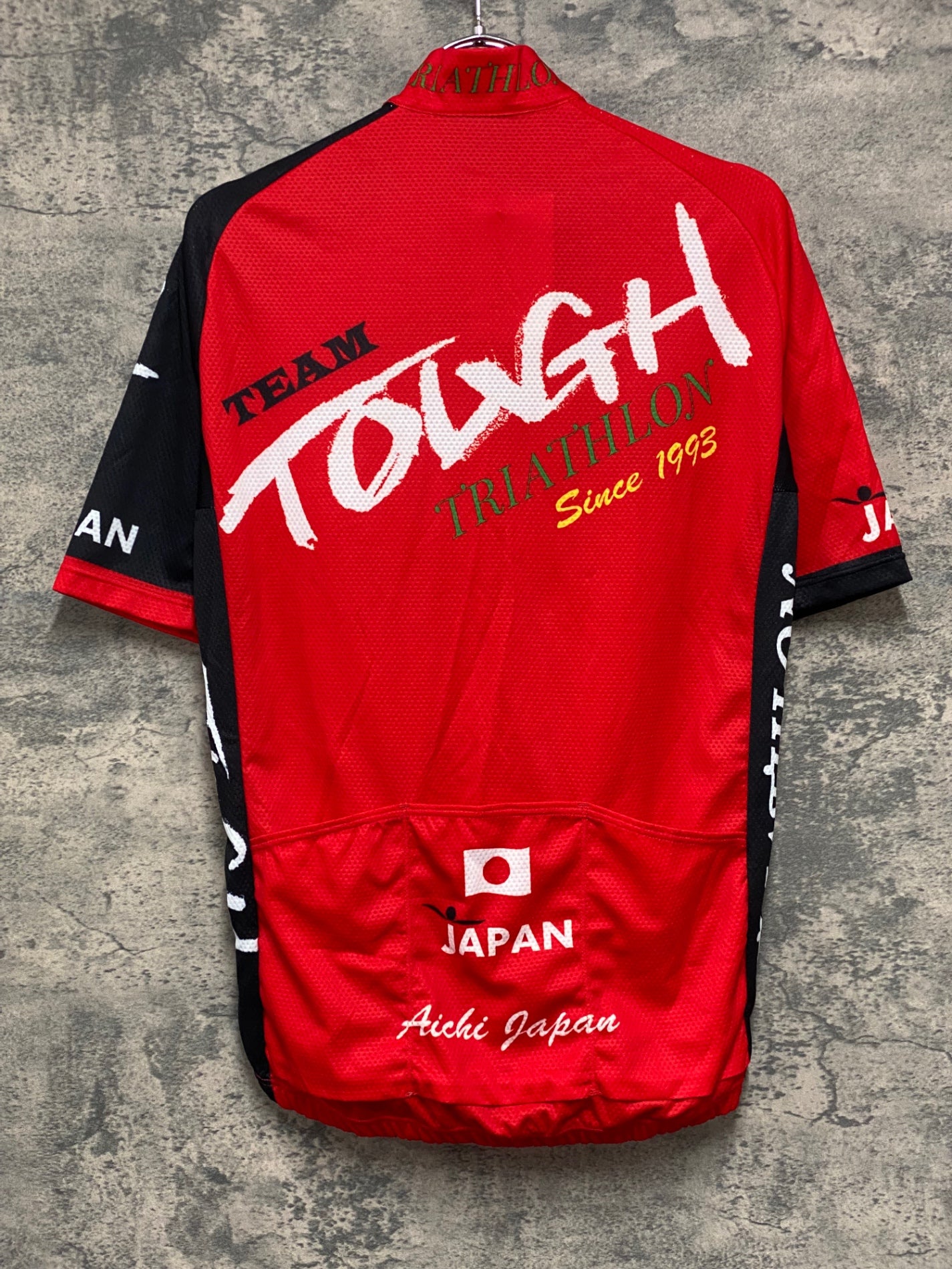 JA844 WAVE ONE 半袖 サイクルジャージ 赤 L TEAM TOLVGH