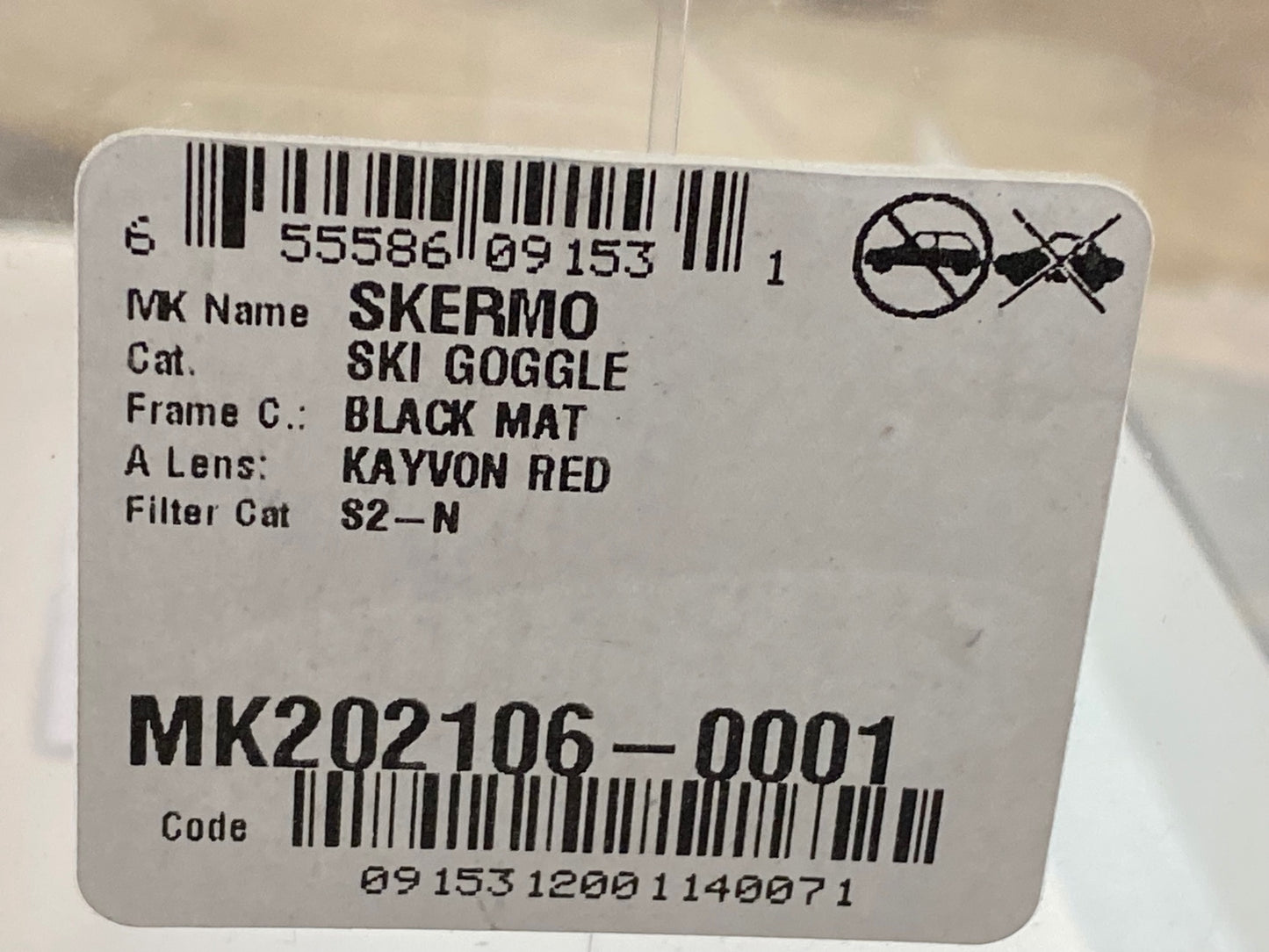 IZ588 ルディプロジェクト RUDY PROJECT SKERMO ゴーグル