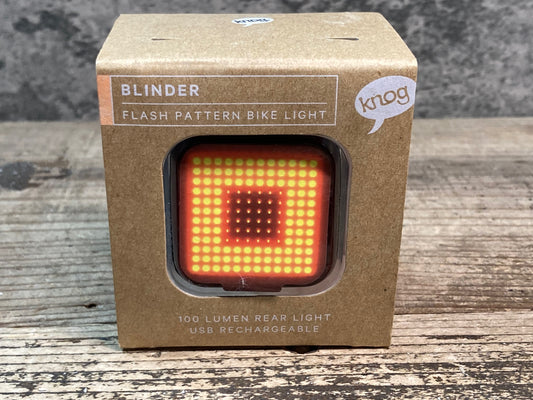 IR303 ノグ knog BLINDER FLASH PATTERN BIKE LIGHT X テールライト