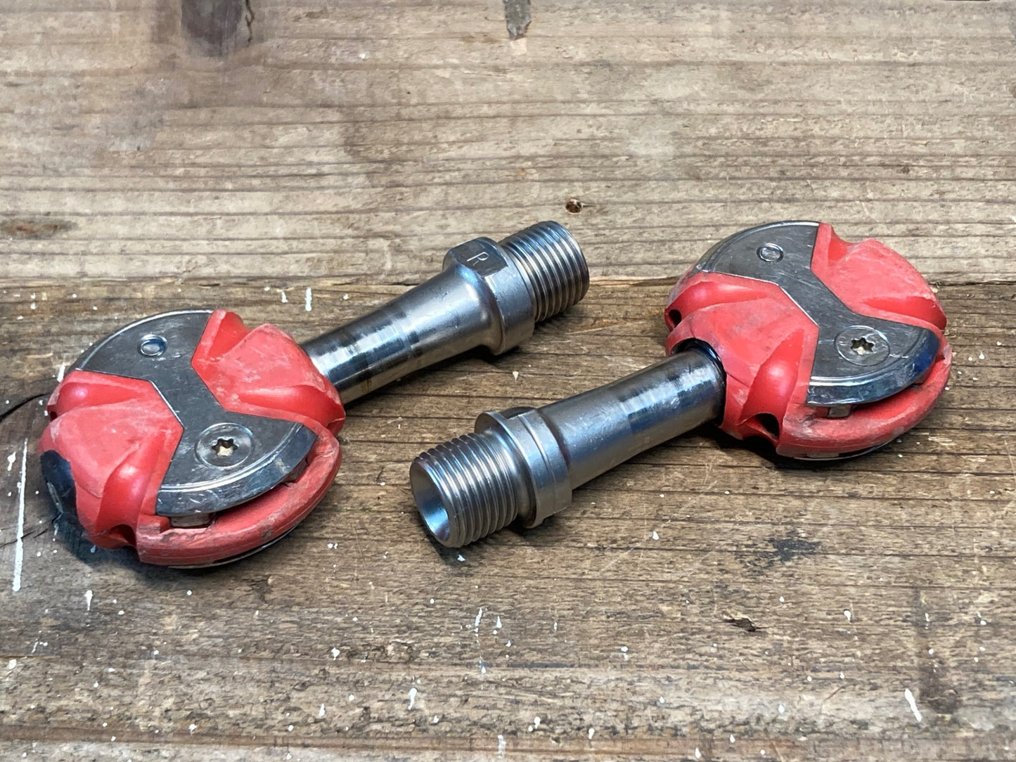 IO773 スピードプレイ SPEEDPLAY ゼロ ZERO ビンディングペダル ステンレスシャフト 赤