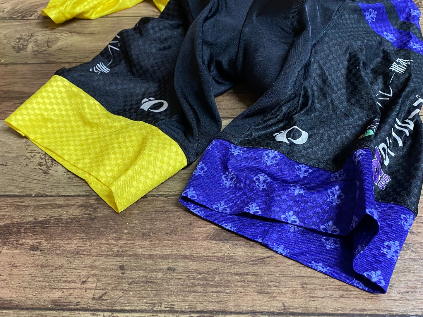 IL521 パールイズミ PERALiZUMi 那須ブラーゼン 半袖 サイクルジャージ ワンピース 黒黄 L