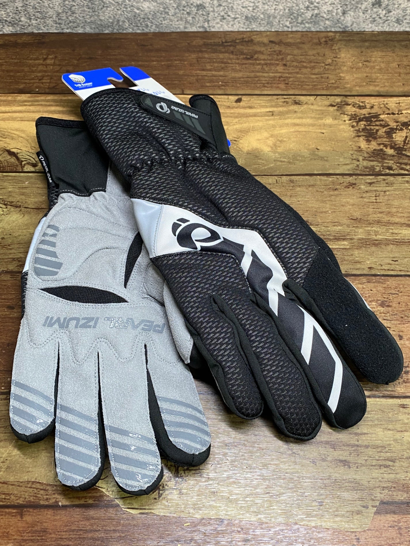 JA652 パールイズミ PEARL iZUMi ウィンドブレークサーモグローブ 黒 L