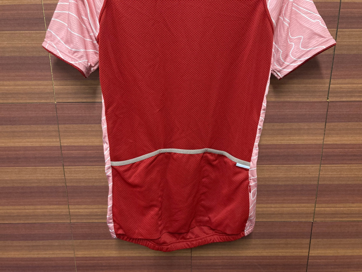 IU813 オンヨネ ON-YO-NE 半袖 サイクルジャージ 赤 ピンク レディース M