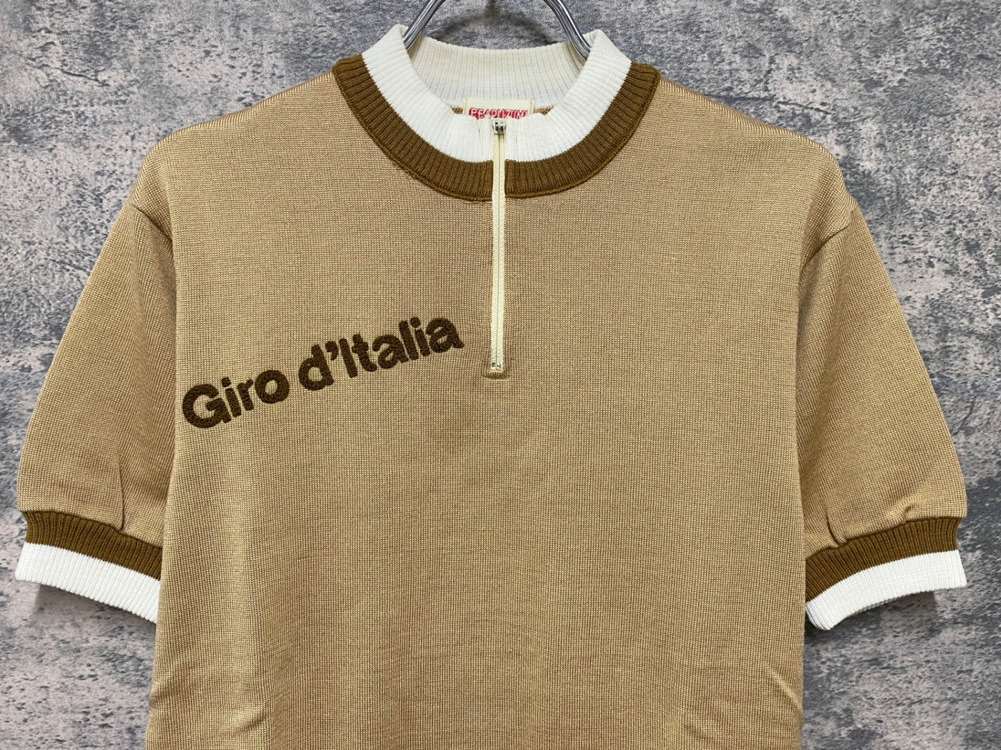 JA367 パールイズミ PearlIzumi 長袖サイクルジャージ L ベージュ ジロデイタリア ヴィンテージ