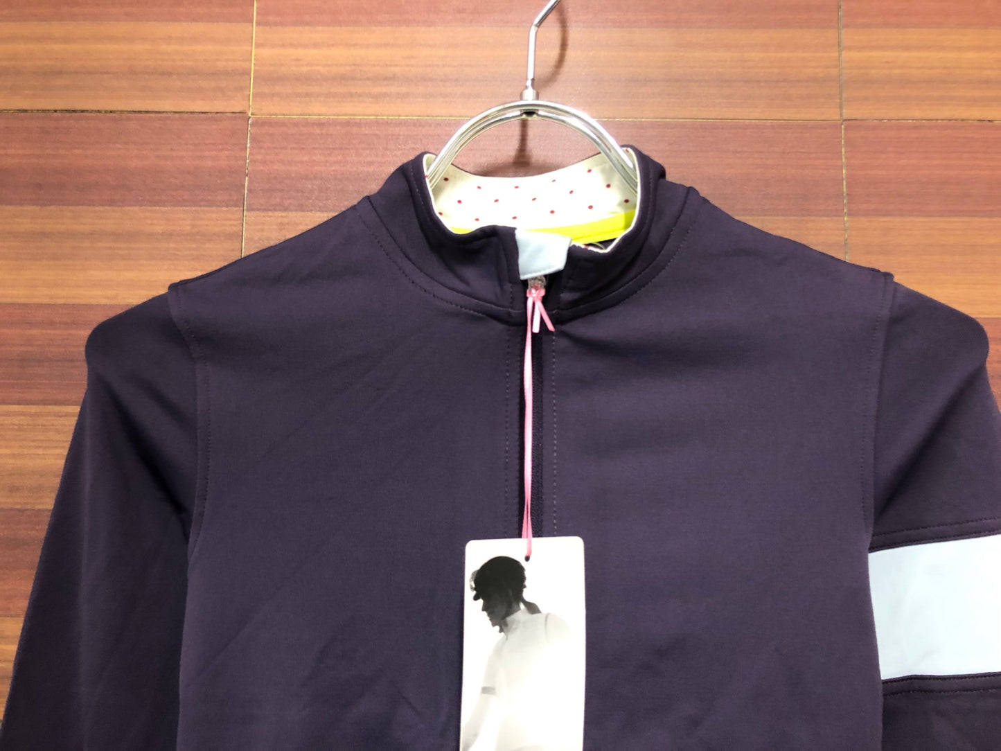 IJ427 ラファ Rapha LONG SLEEVE SOUPLESSE 長袖 サイクルジャージ XS パープル