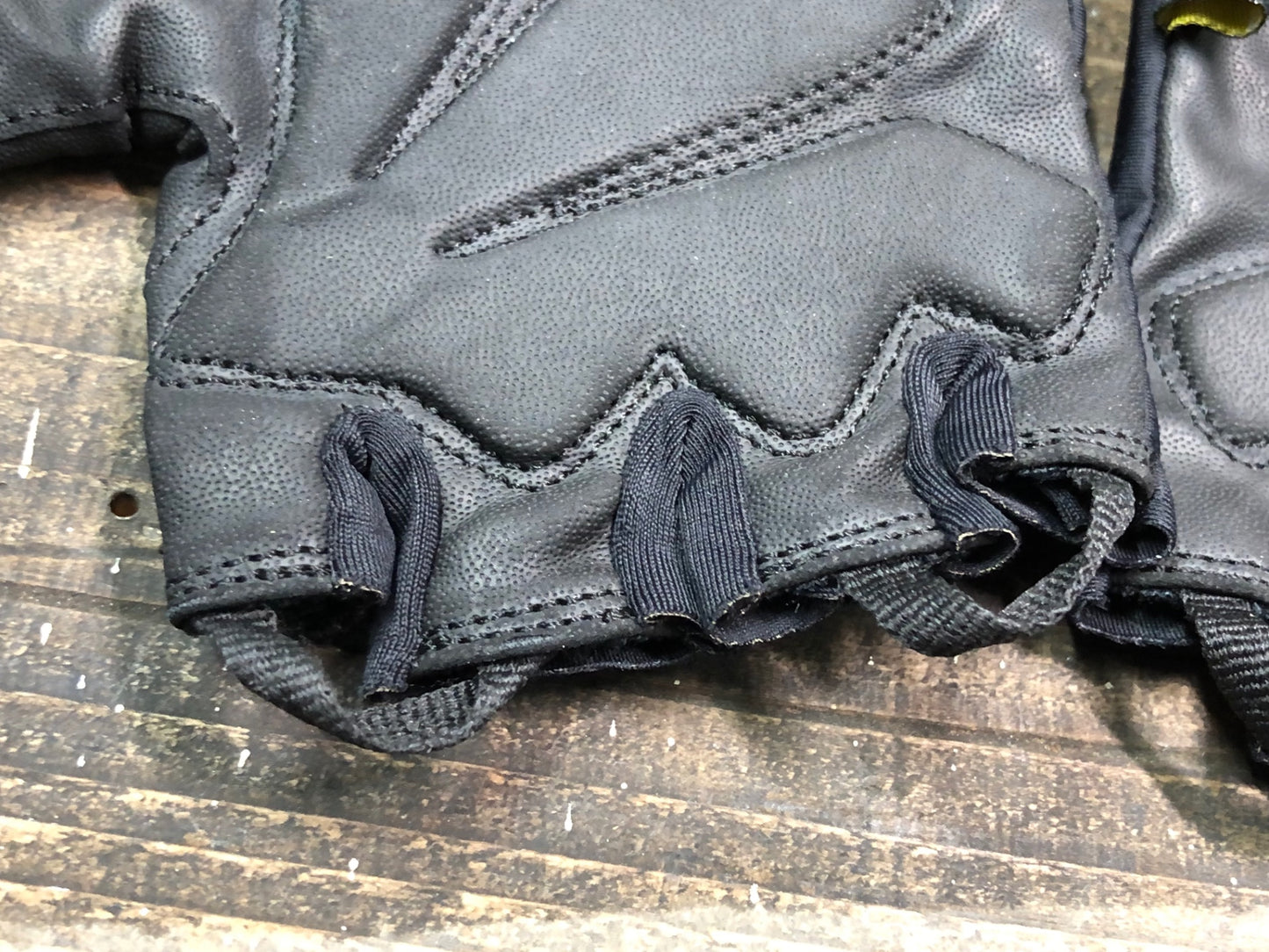 IO323 バイシクルライン BICYCLE LINE 指切 サイクルグローブ 黒 XS