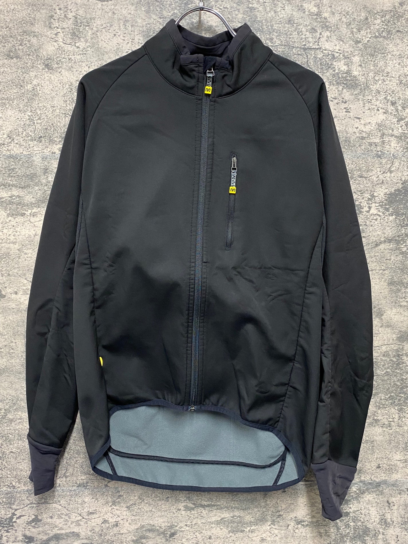IY489 マヴィック MAVIC 長袖 サイクルジャケット 裏起毛 黒 Lサイズ
