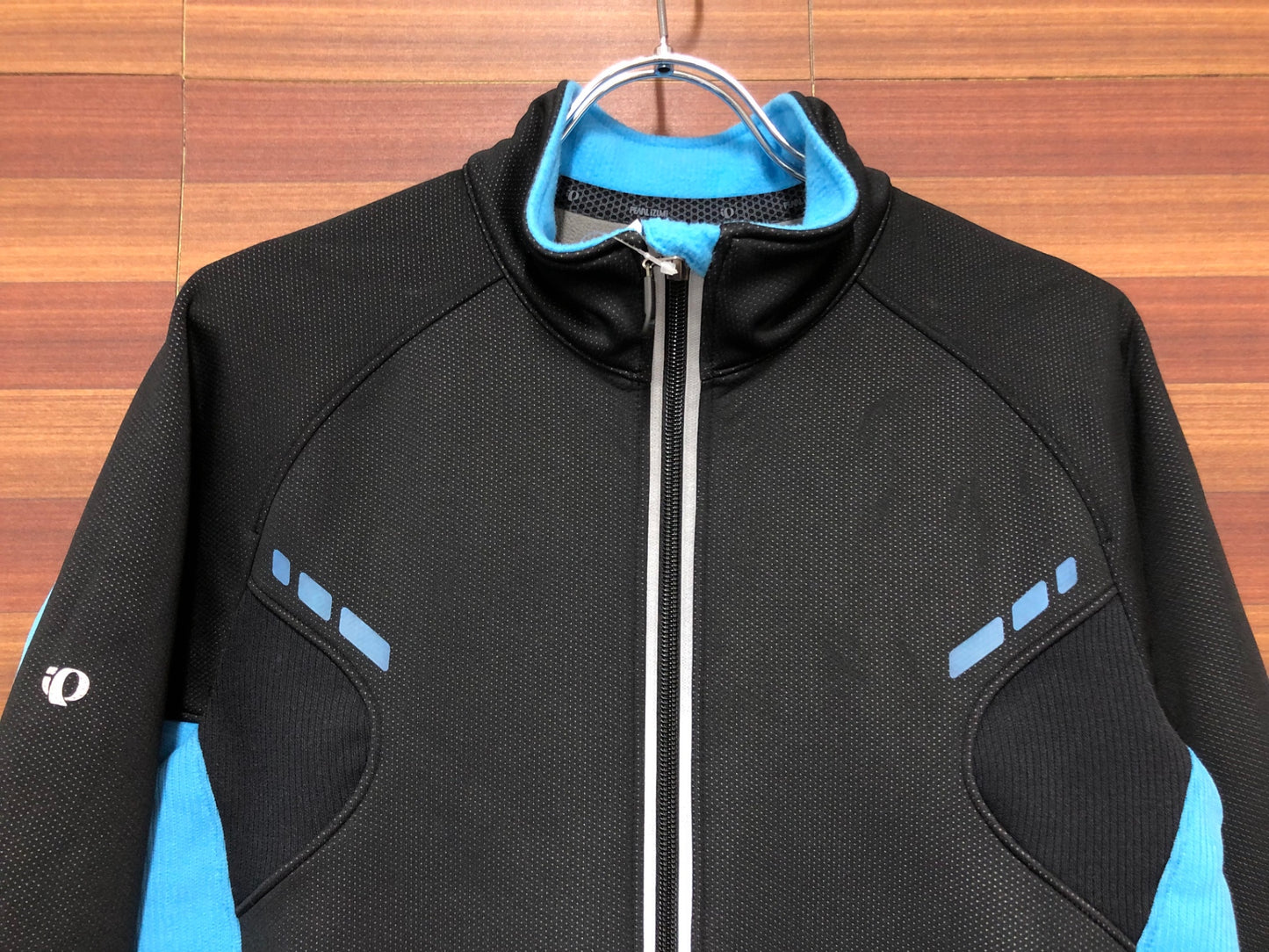 IM230 パールイズミ PEARL iZUMi 長袖 サイクルジャケット 黒 水色 L 裏起毛