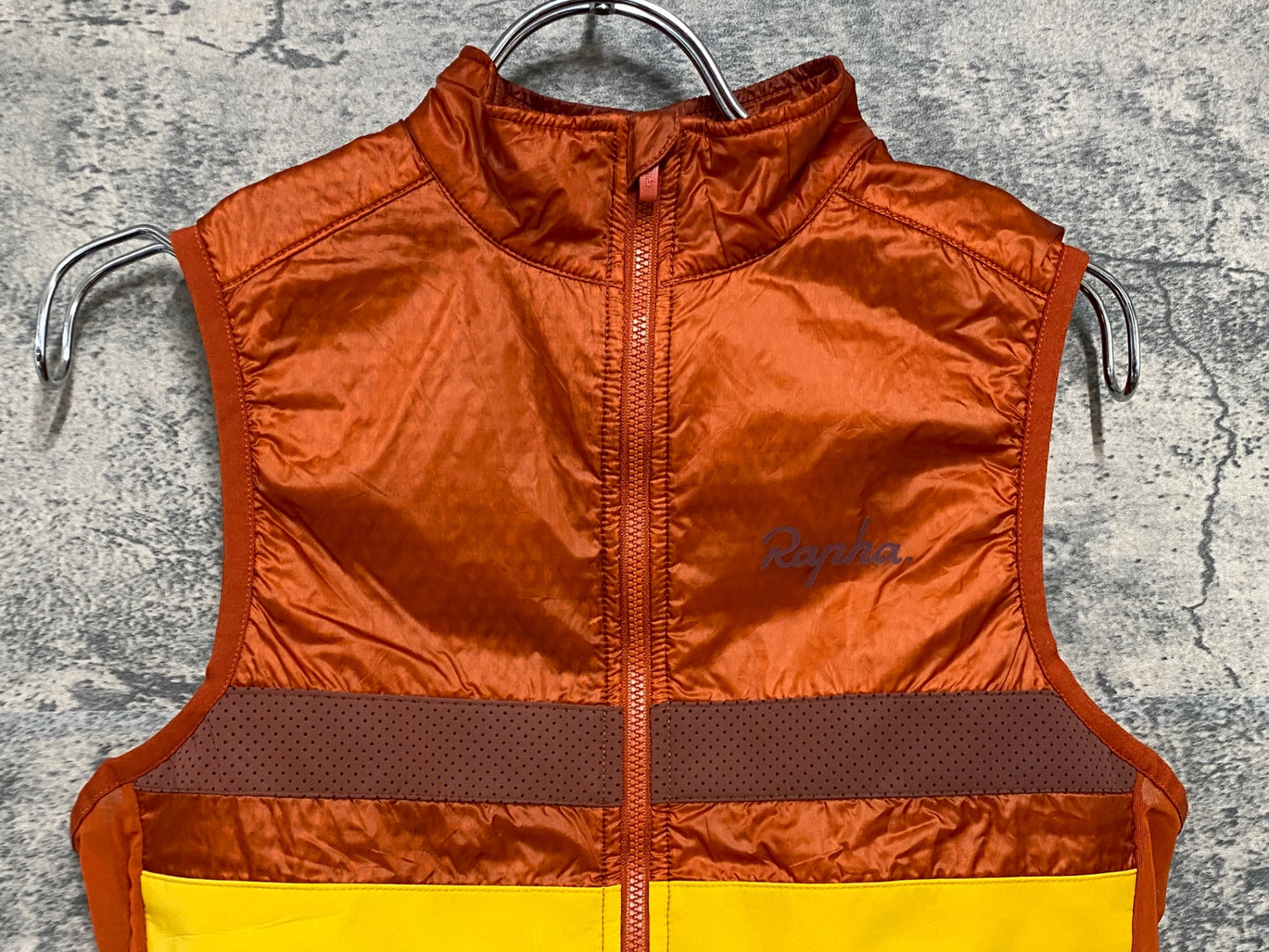 IW904 ラファ Rapha BREVET INSULATED GILET サイクルベスト ジレ オレンジ S