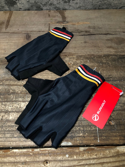 IW861 サンボルト SUNVLT 指切りグローブ 黒 M エアロ