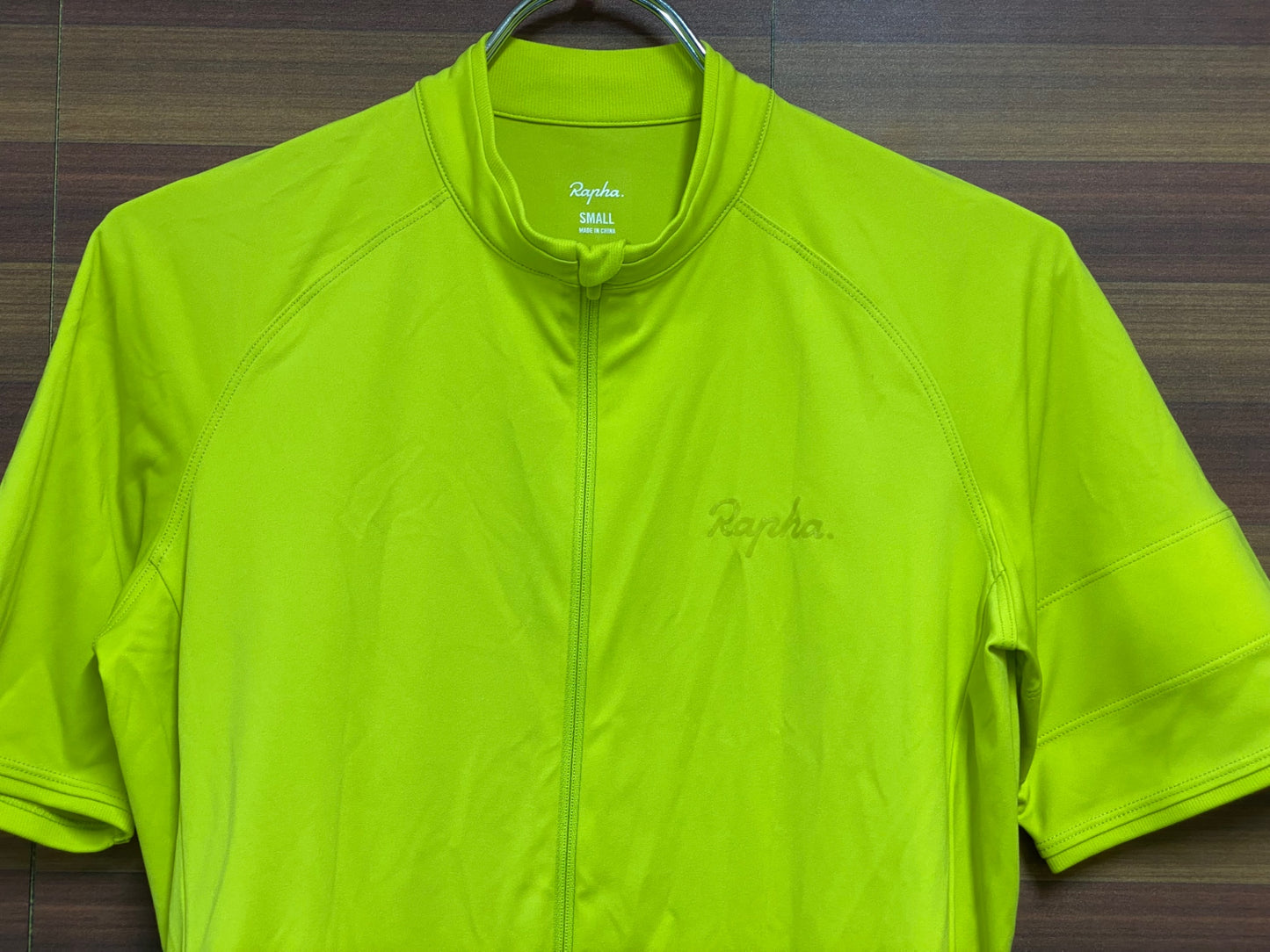 HV679 ラファ Rapha MEN'S SHORT SLEEVE CORE JERSEY 半袖 黄 S ※汚れあり