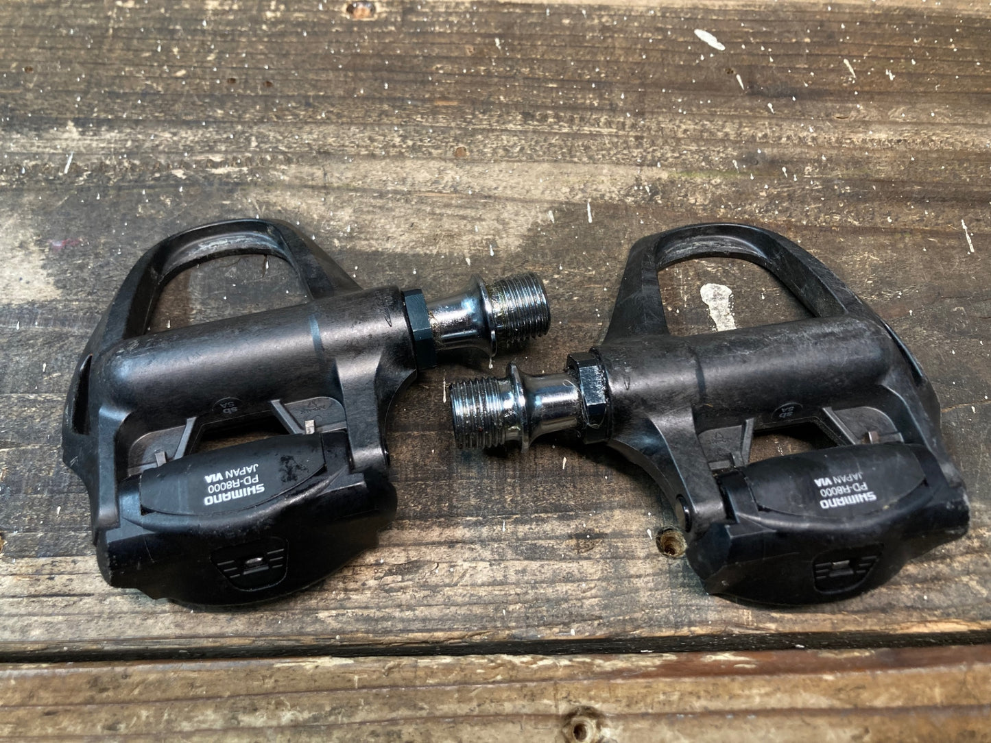 IQ894 シマノ SHIMANO アルテグラ ULTEGRA PD-R8000 ビンディングペダル SPD-SL 使用感あり