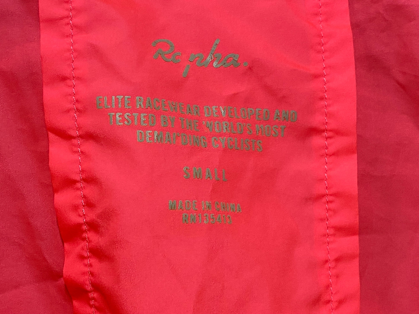 JA554 ラファ Rapha RCC PRO TEAM LIGHTWIGHT WIND GILET ジレ サイクルベスト ピンク S