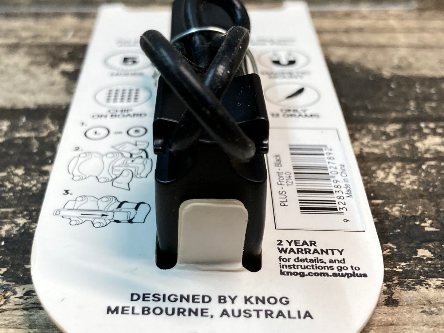 IR283 ノグ knog PLUS FRONT フロントライト 黒