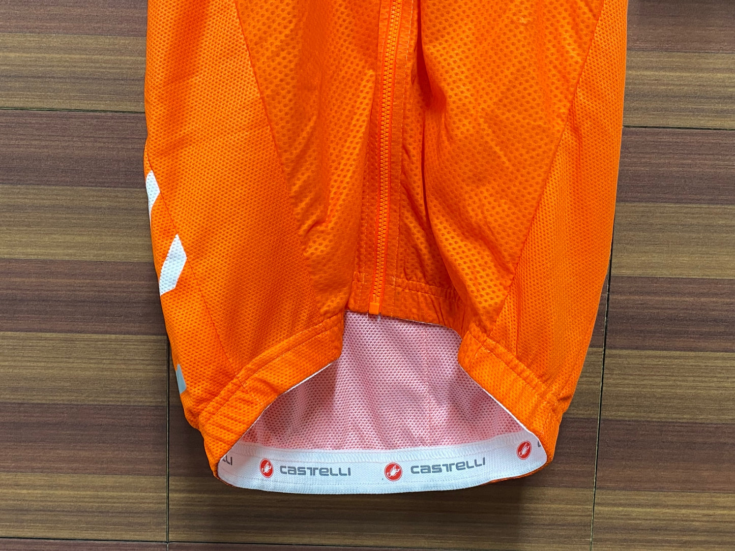 IT943 カステリ CASTELLI 半袖 サイクルジャージ オレンジ M