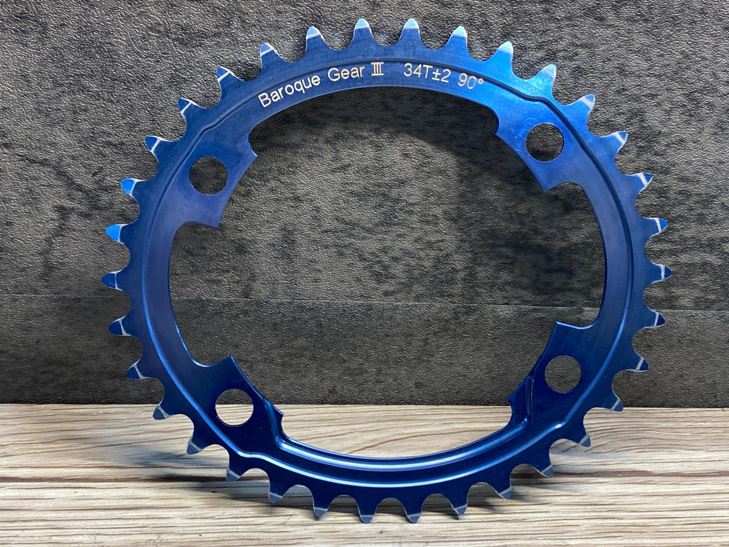 IS476 スミス SMITH バロックギア Baroque GearⅢ 楕円 インナー チェーンリング 34T ブルー