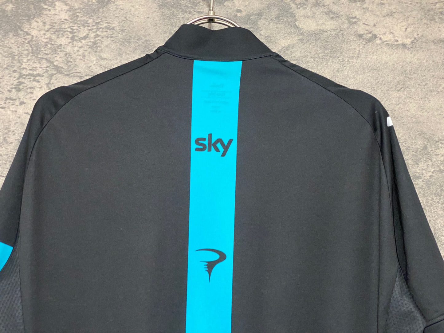 JC812 ラファ Rapha MEN'S REPLICA JERSEY 半袖 サイクルジャージ 黒 M TEAM sky