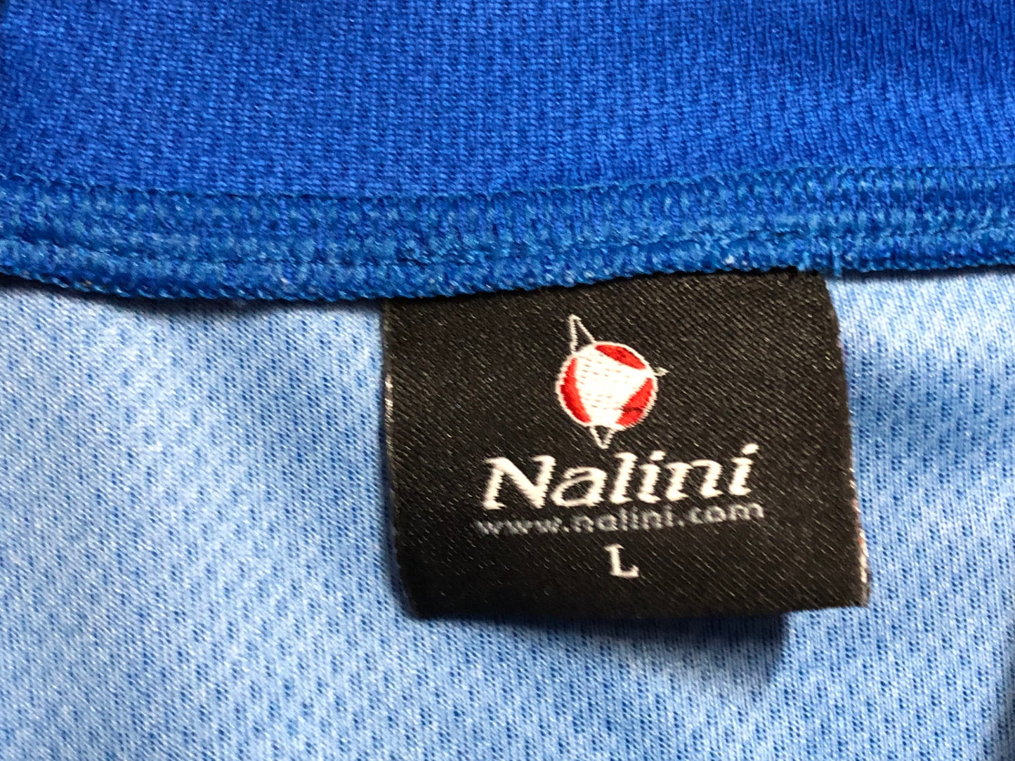 IM211 ナリーニ Nalini 半袖 サイクルジャージ 青 L