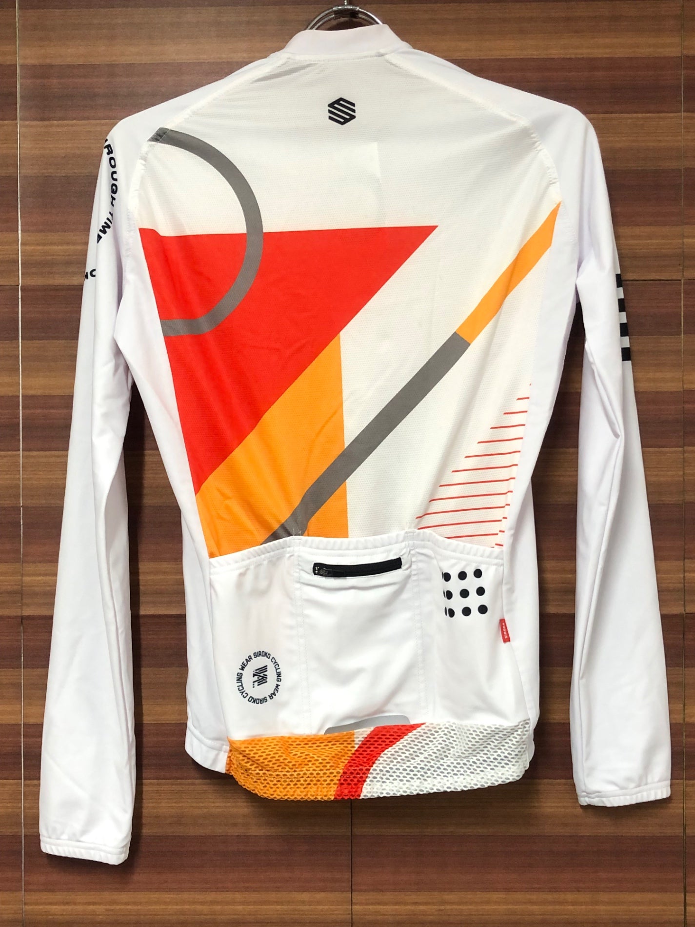 IN223 シロコ SIROKO 長袖 サイクルジャージ 白 M