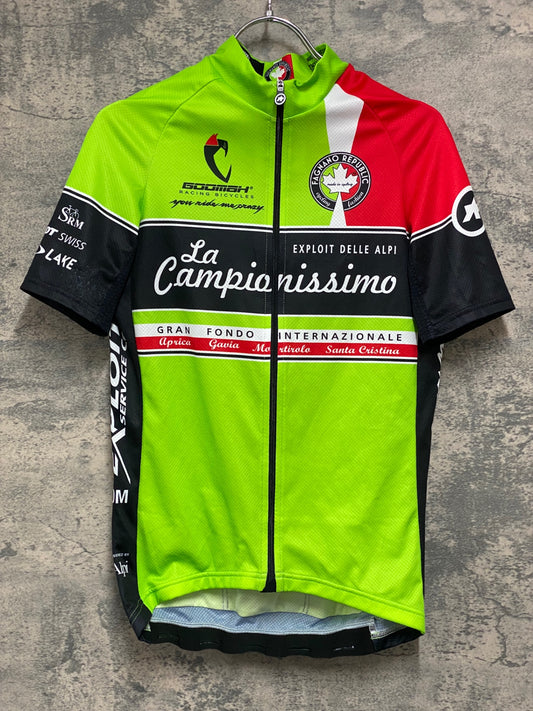 JB915 アソス ASSOS 半袖 サイクルジャージ 緑 黒 GOOMAH