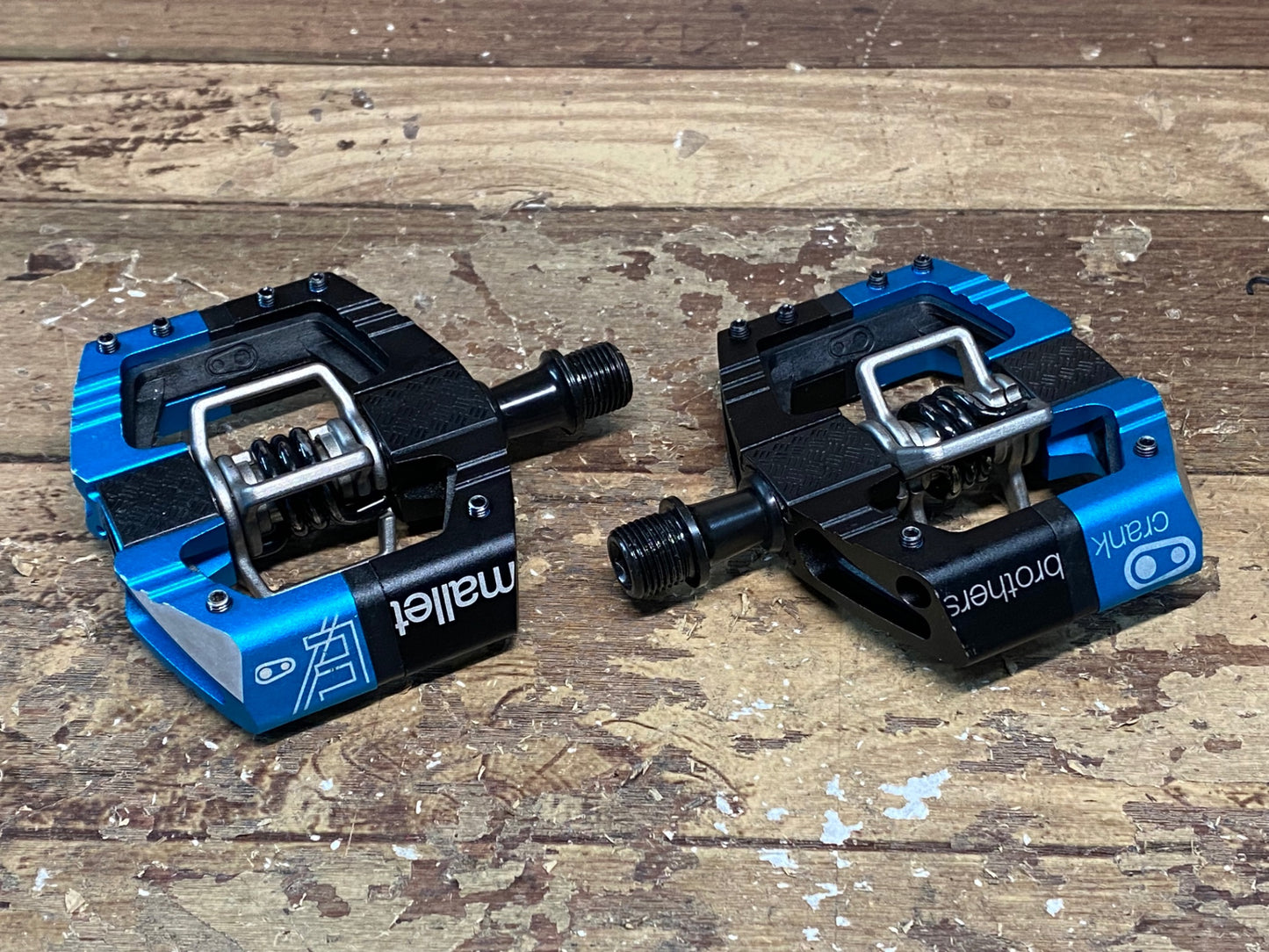 II528 クランクブラザーズ crankbrothers マレット MALLET E LS ビンディングペダル 軸回転良好