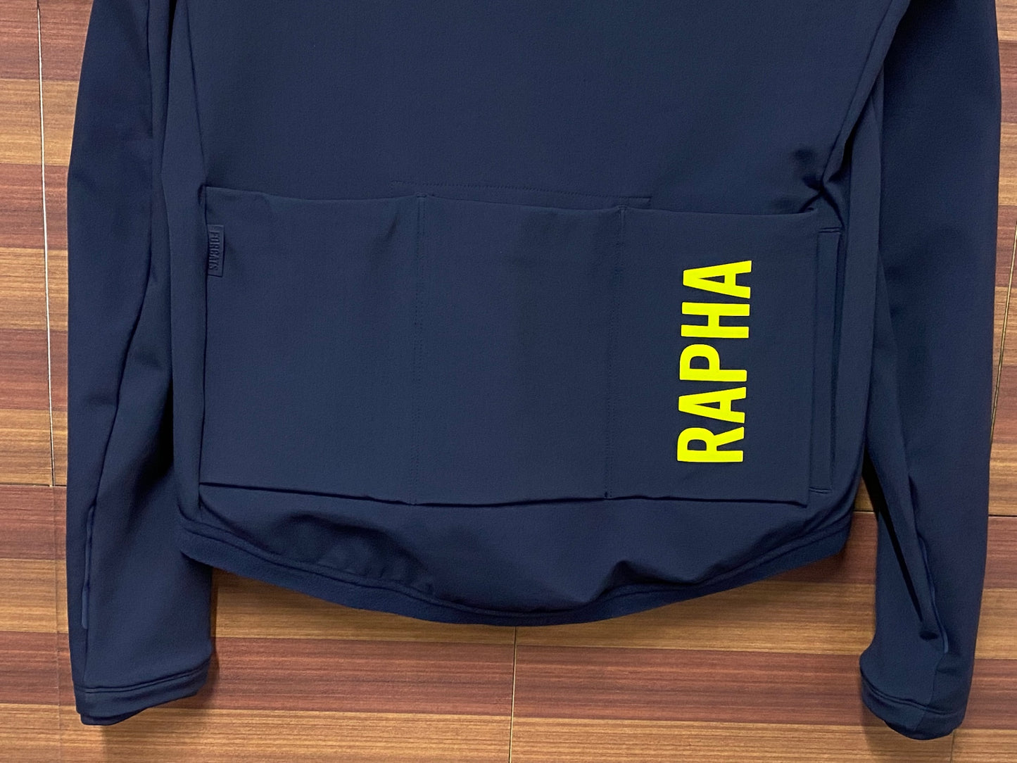 IS676 ラファ RAPHA PRO TEAM TRAINING JACKET 長袖 サイクルジャージ 黒 L